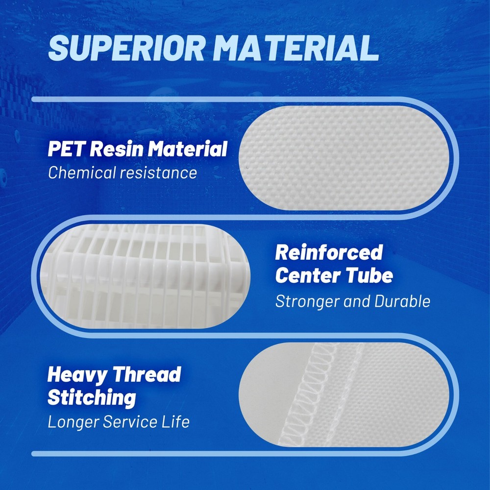 POOLPURE FS-2005 60 Sq Ft DE Grid Pool Filter Set Replace Unicel FS-2005,PFS3060