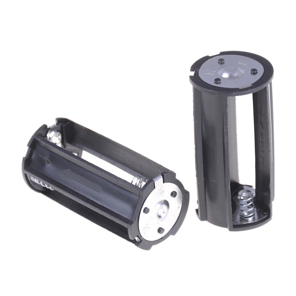 2Pcs 3 x AA Battery Plastic Holder Box Case for Flashlight Torch