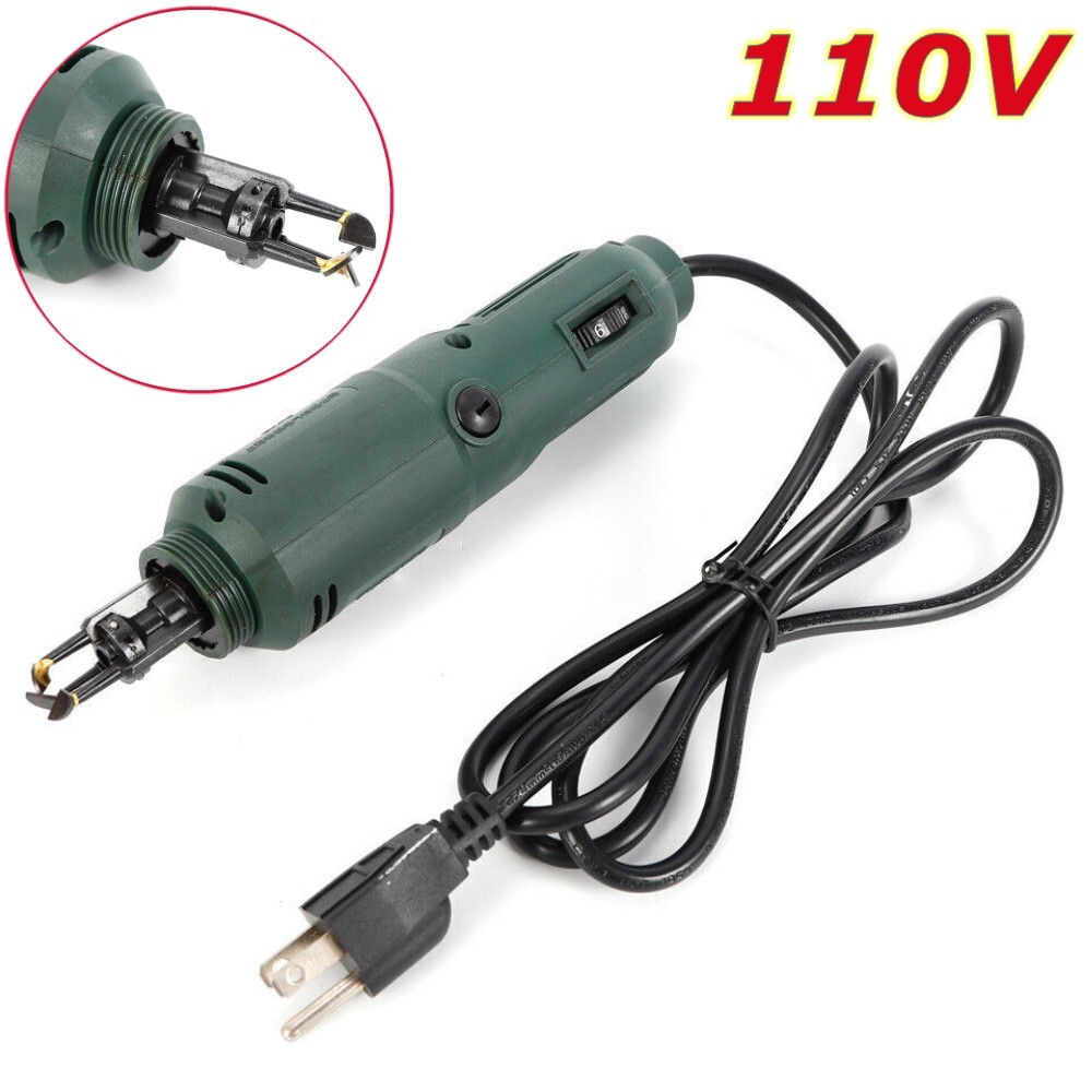 110V Handheld Magnet Wire Stripper Cutter Cable Scrape Paint Tool 10000r/min US