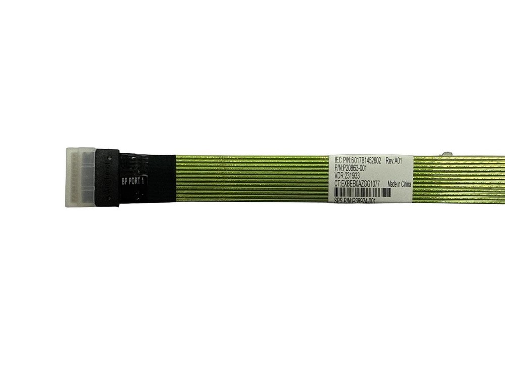 New HPE P20863-001 Gen10+ TriMode 8SFF Backplane to Type-p SR Controller Cable D
