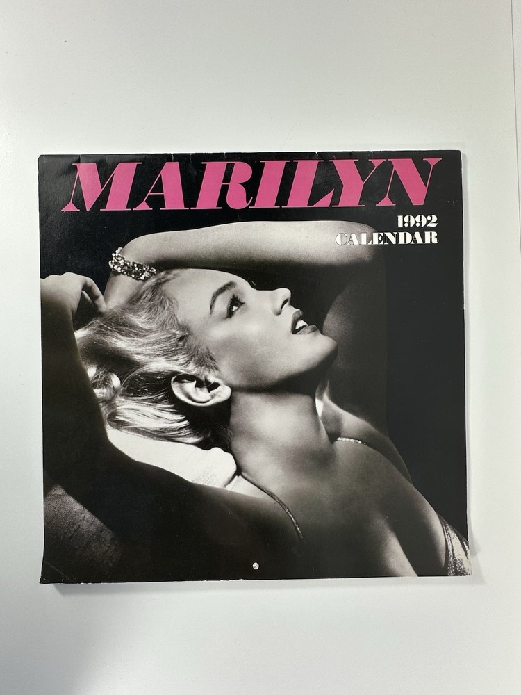 Marilyn Monroe 1992 12 Month Calendar EUC