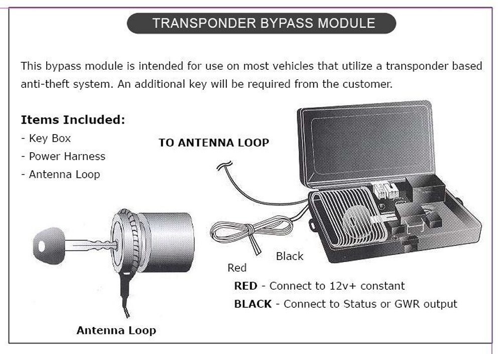 Transponder Immobiliser Bypass Module TIBM01