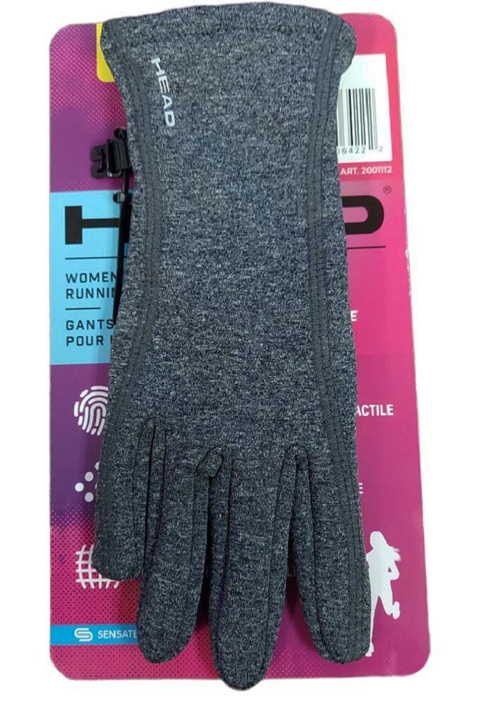 Head Women's Touchscreen Running Gloves Grey