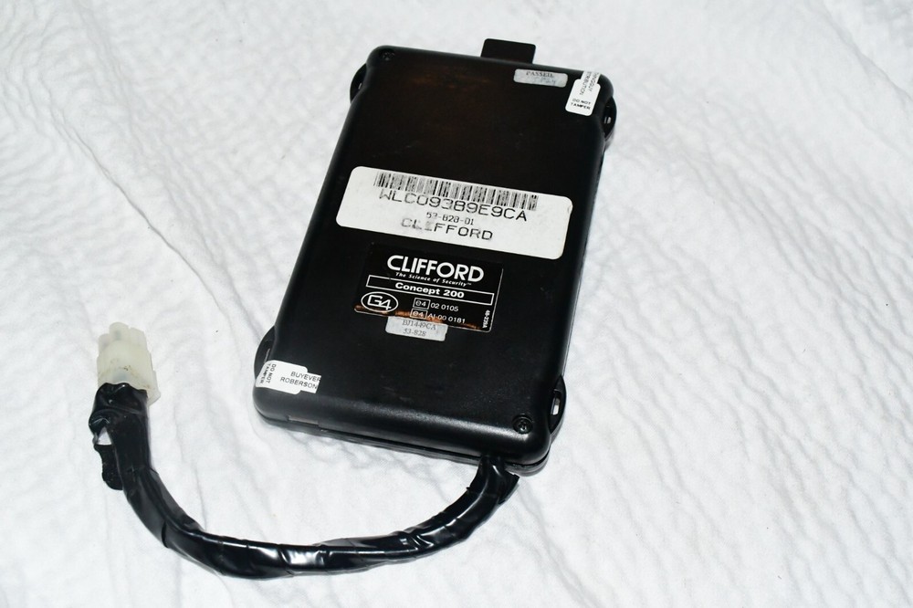 Clifford Concept 200 alarm security system brain computer module 1a