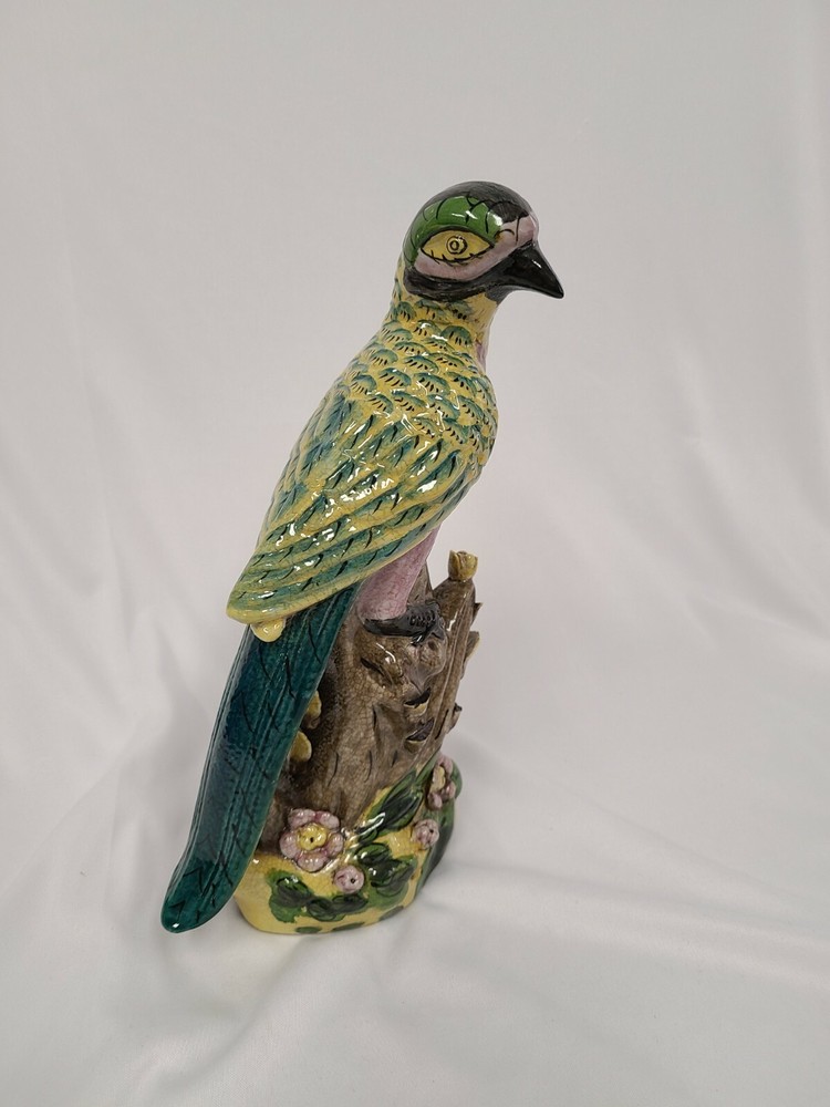 Ceramic Parrot Figure