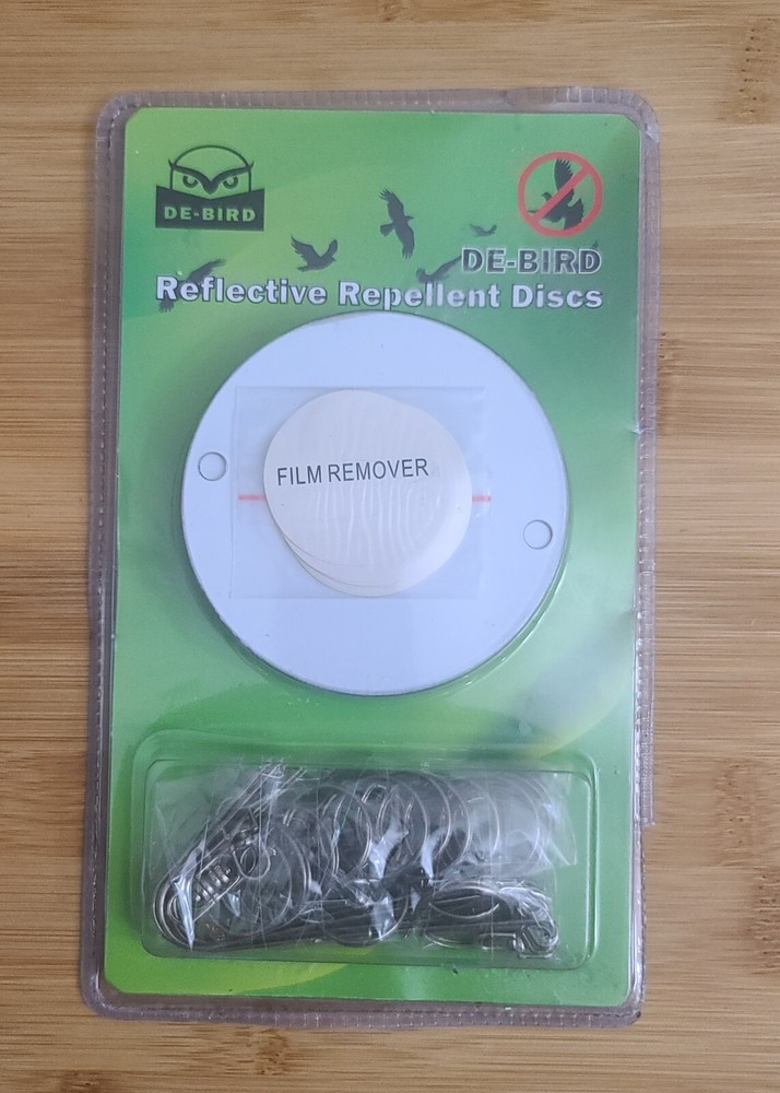 Chephon Upgraded Bird Scare Discs Set - Large 24 Discs- Highly Reflective