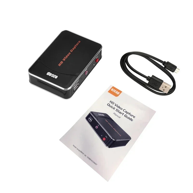 EZCAP 280HD HDMI Game Capture Card Video Record Box Recorder MIC Input U Disk PC