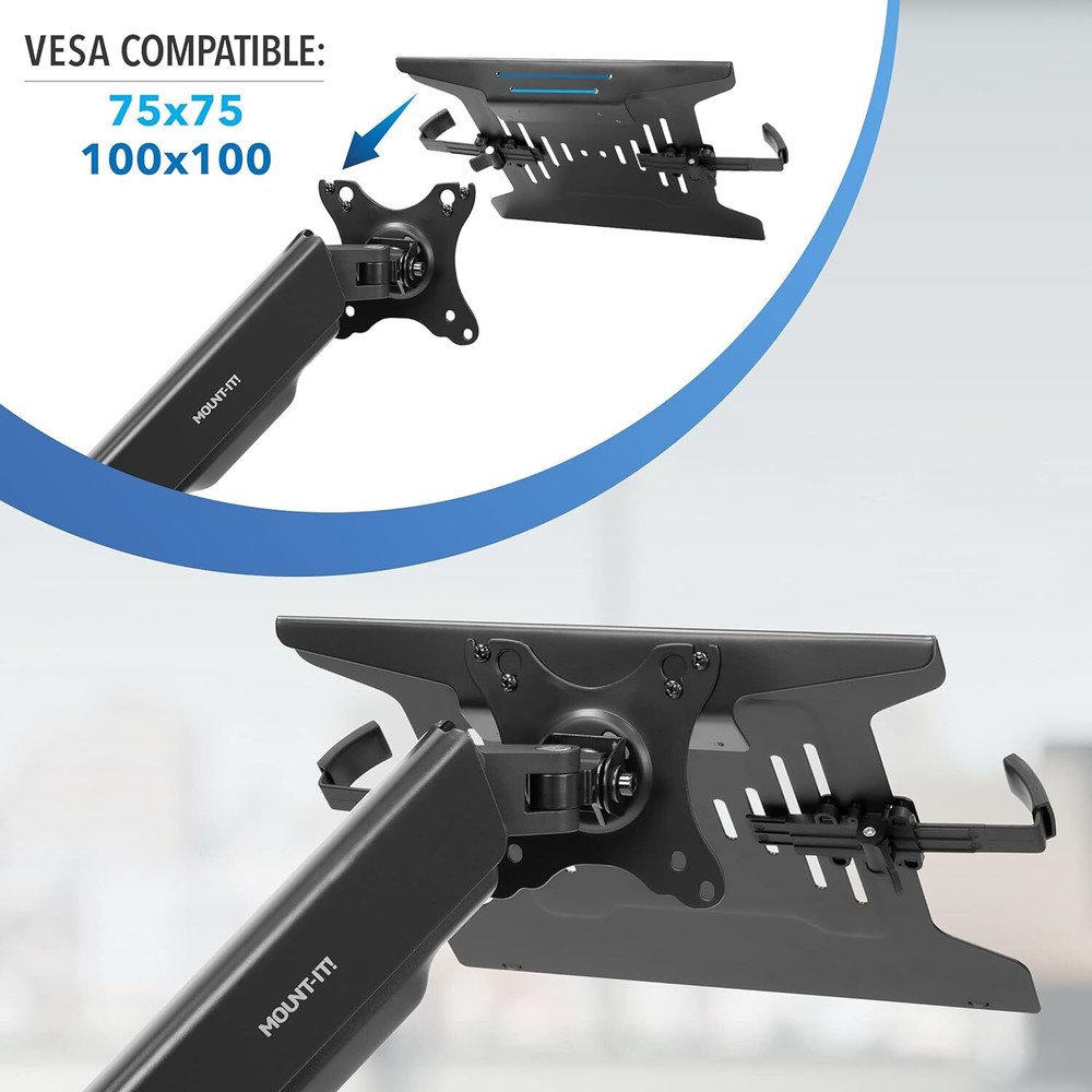 Mount-It! Laptop Desk Arm Mount - MI-6352LT, Universal Compatibility,...