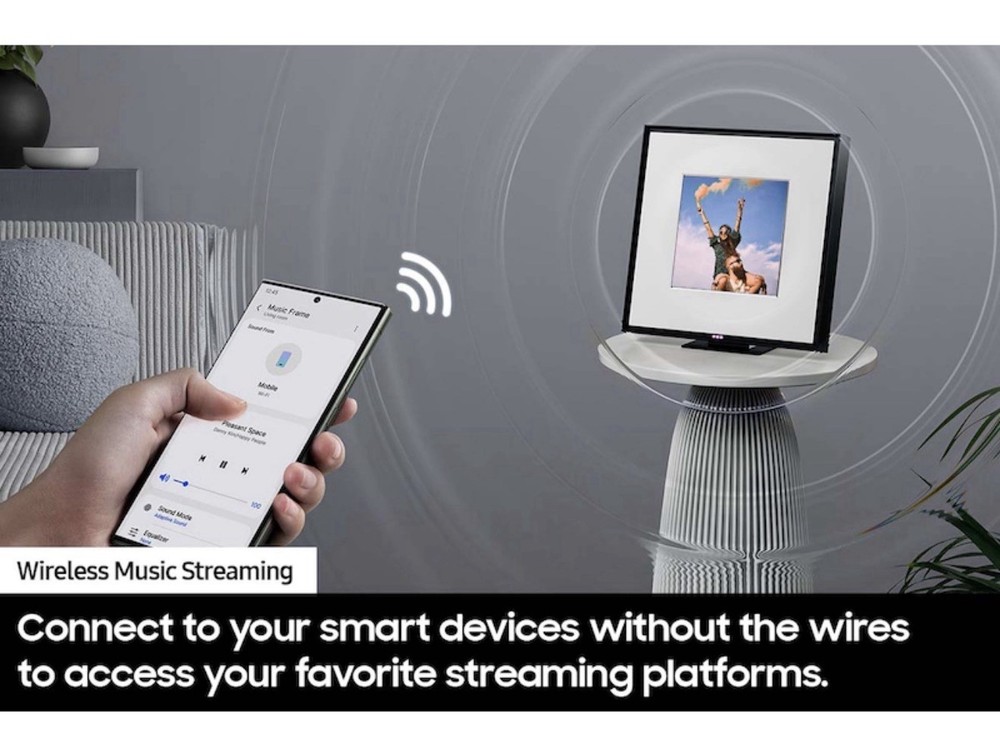 Samsung Music Frame Wireless Smart Speaker with Bluetooth Black New