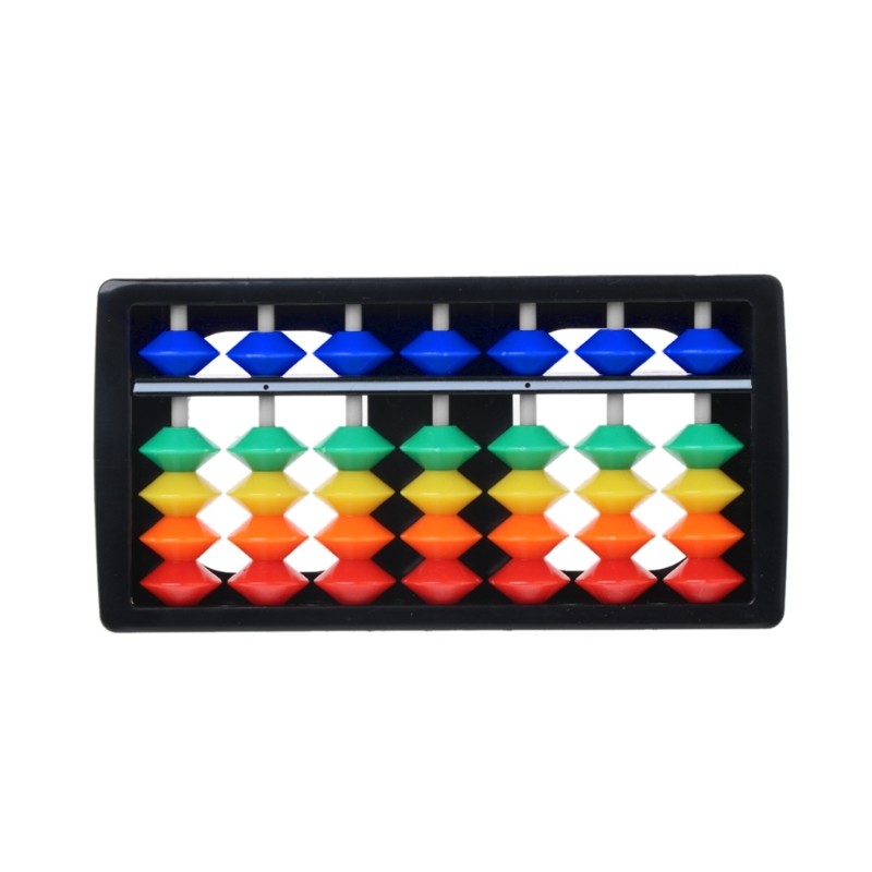 7 Column Soroban Learning Math Teaching Toy Elementary Students Favor Set