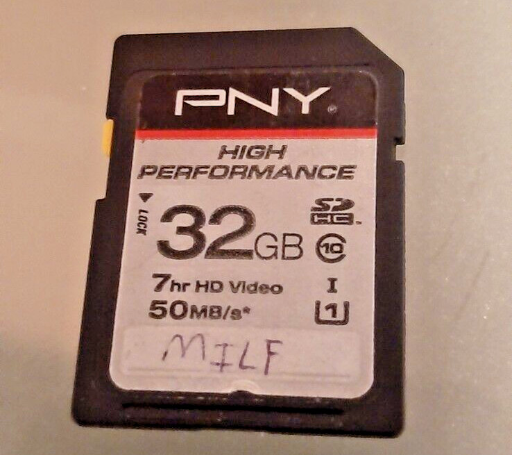 used 32GB SD SDHC memory card