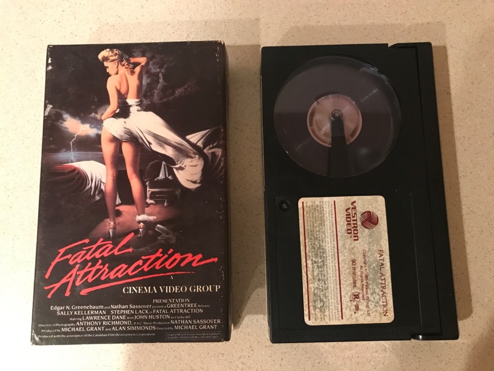 Fatal Attraction (BETA, 1986, Vestron) Sally Kellerman, Stephen Lack