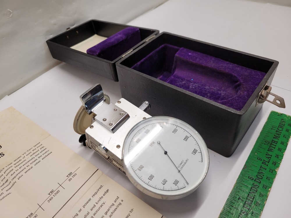Check-Line Yarn Speed Indicator w/ Manual and Case WORKS