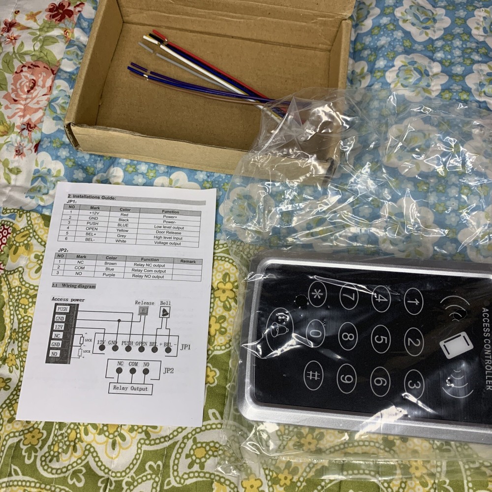 Access Control Keypad Reader Door Access Control System Card Reader Gate Wiegand