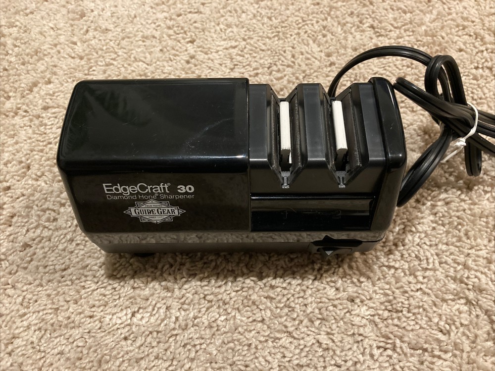 Electric Edgecraft- Diamond Hone Sharpener Model 30 Black (Tested)