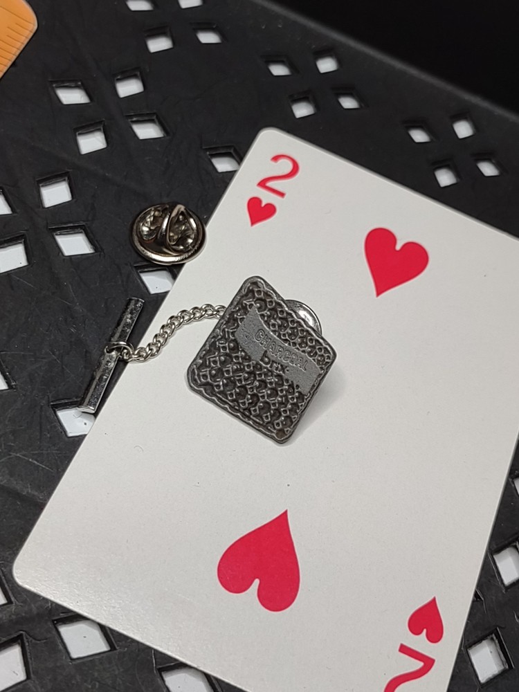 Super Cool Charcoal Brix Pin Or Tie Tack