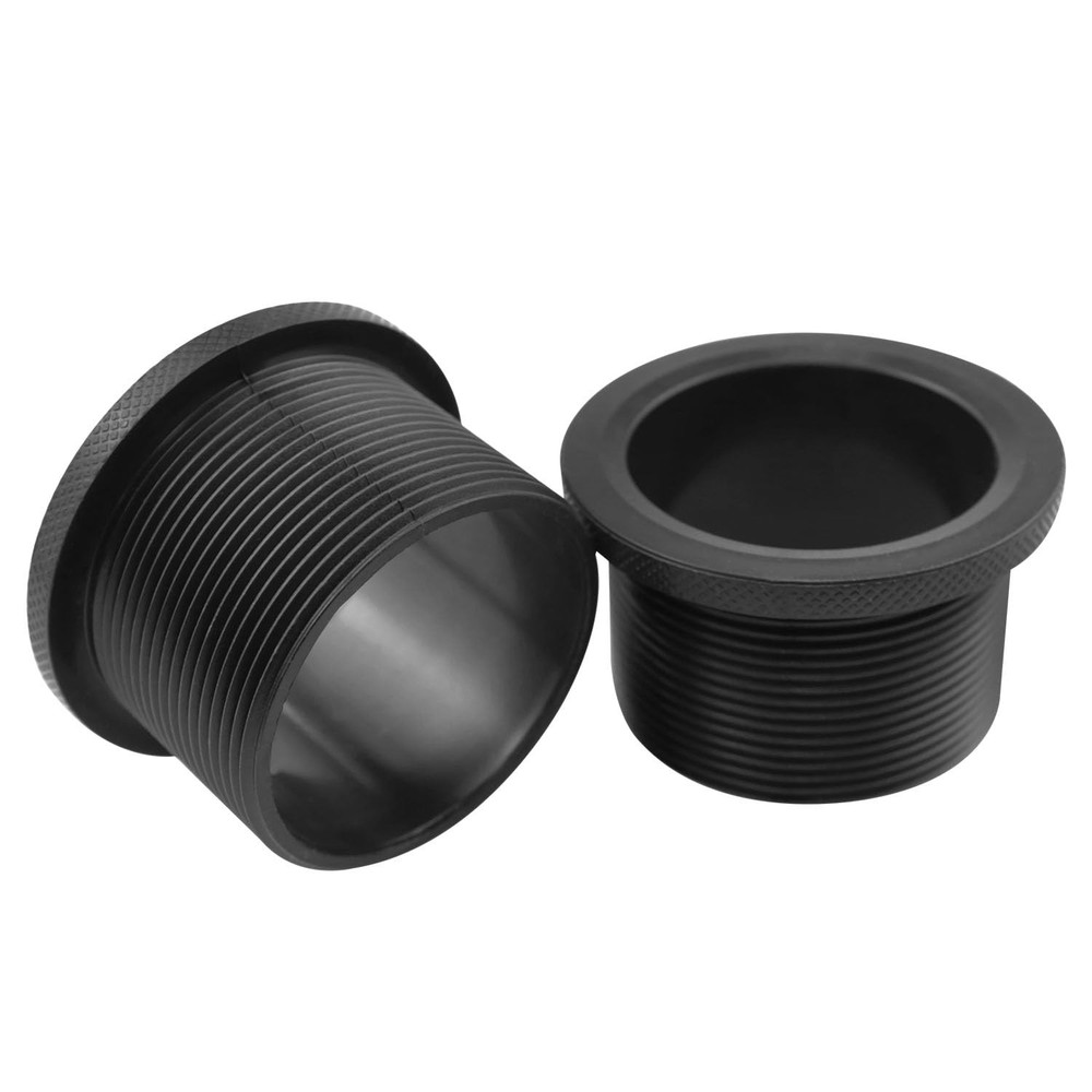 2-Inch Drain Adapter for Shower Flange, Square Adjustable Rubber Connector - 2