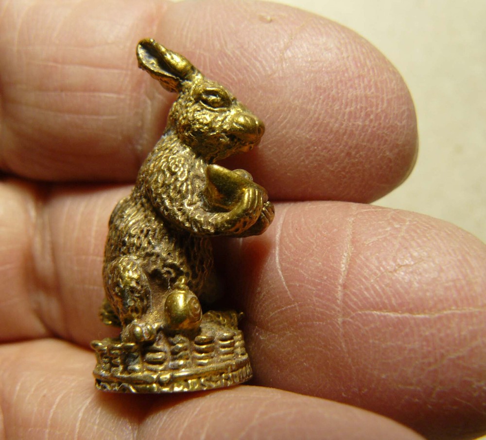 RABBIT_FORTUNE TOTEM_AMULET_TALISMAN_with SYCEE_PRISTINE_262542