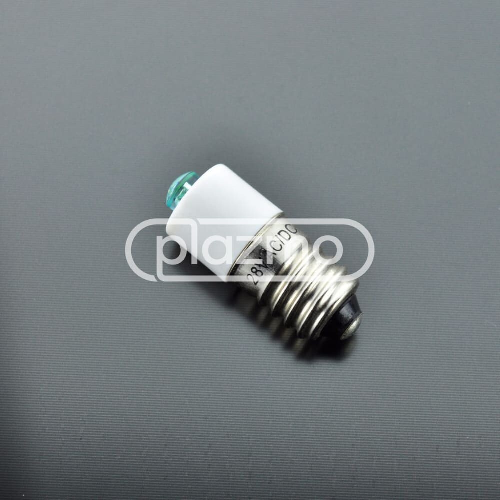 E10 LED Indicator Lamp, 28V AC/DC