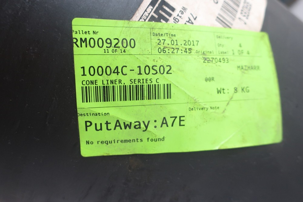 Weir 10004C-10S02 Cone Liner