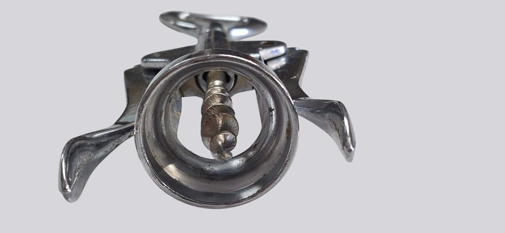 Irvinware Chrome Wing Corkscrew & Bottle Opener – Vintage Barware Tool