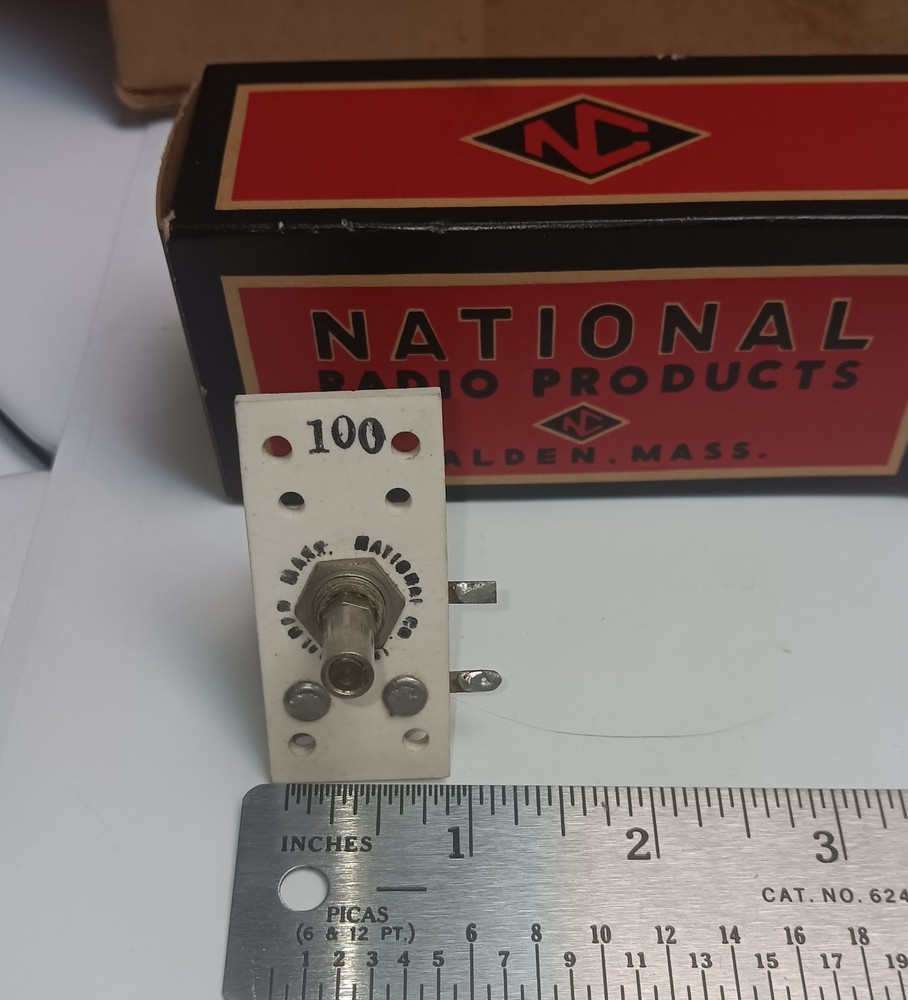 National variable capacitor condenser  Um -100  NOS