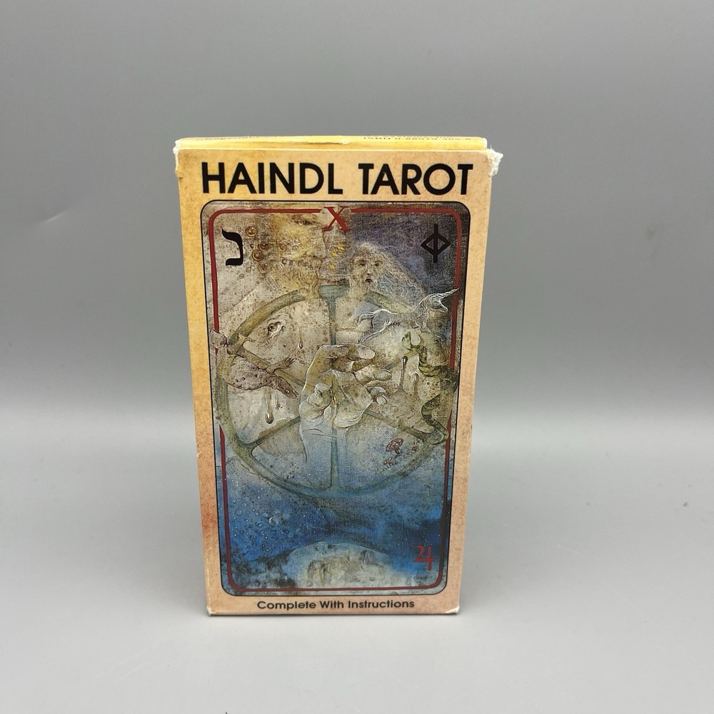Haindl Tarot 78 Card Deck - Complete 1990 - U.S. Games Systems w/ Instructions