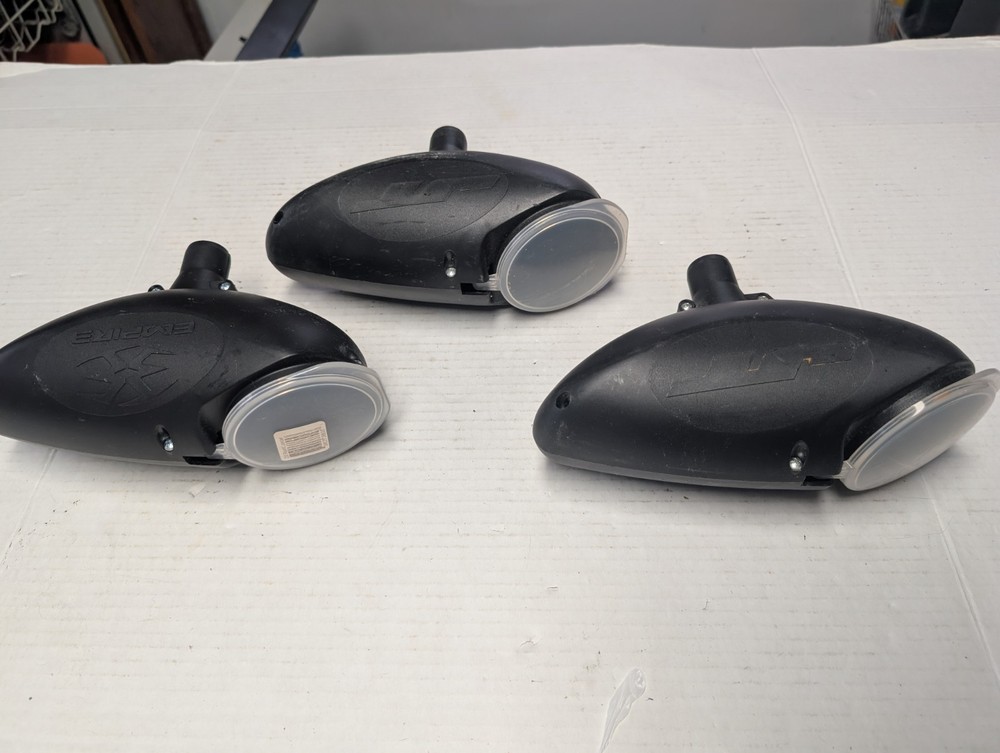 3 Gravity Fed Paintball Hoppers