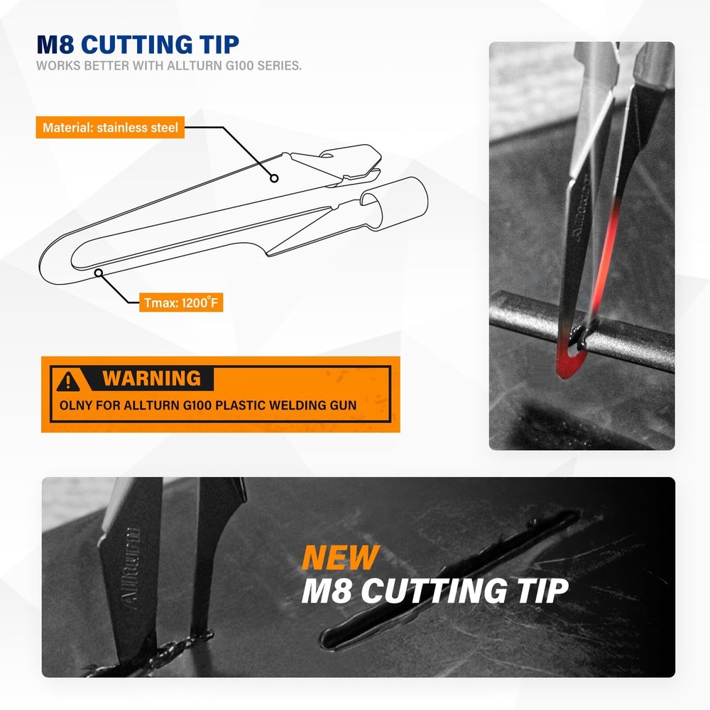 Allturn Upgraded Plastic WelderPlastic Welding Kit 2 in 1Hot Stapler KitHot S...