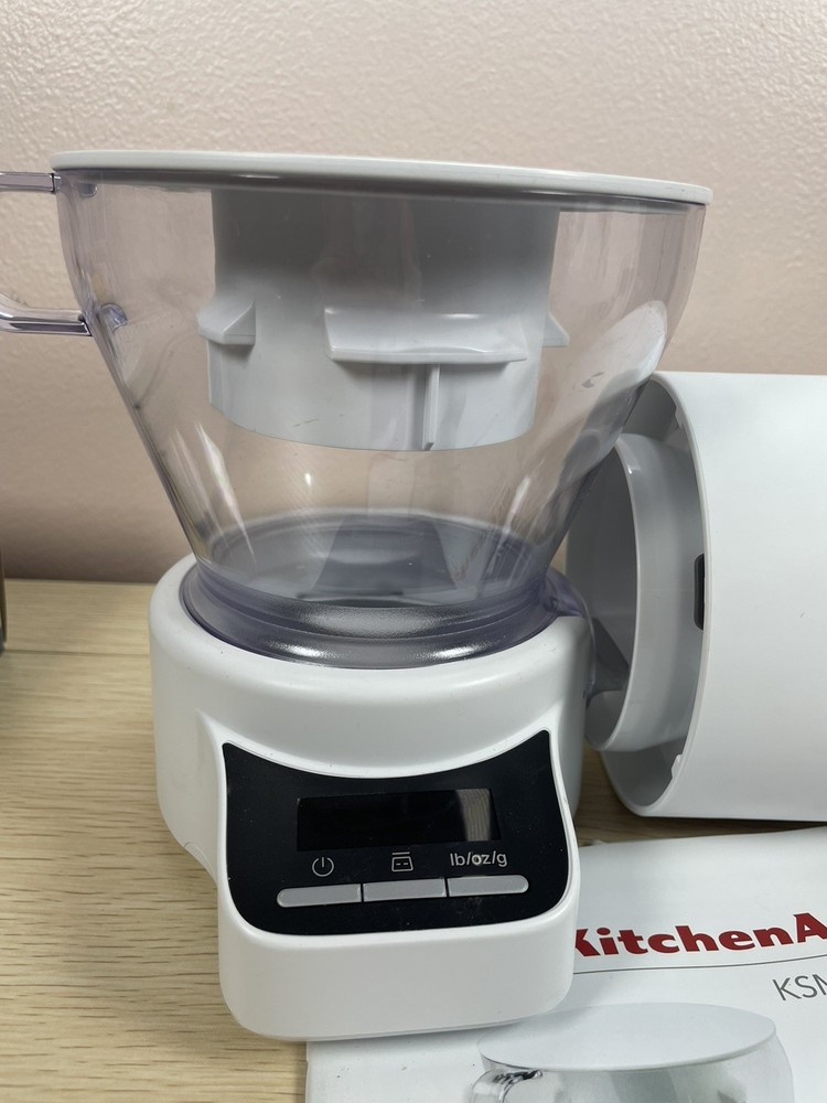 KitchenAid KSMSFTA Stand Mixer Sifter Scale Attachment Good Condition