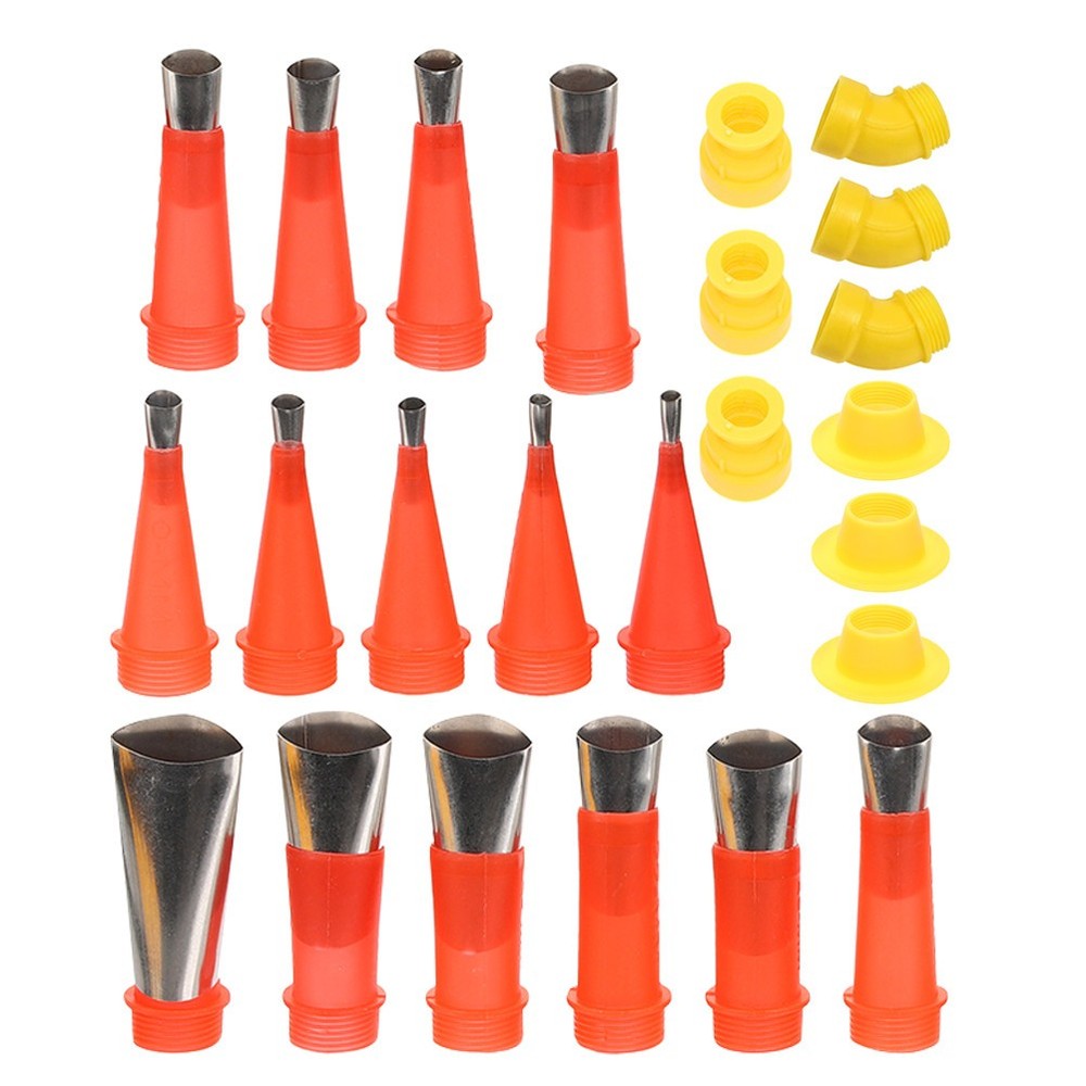 Caulking Nozzle Applicator Kit Reusable Finishing Tool Tips Nozzles