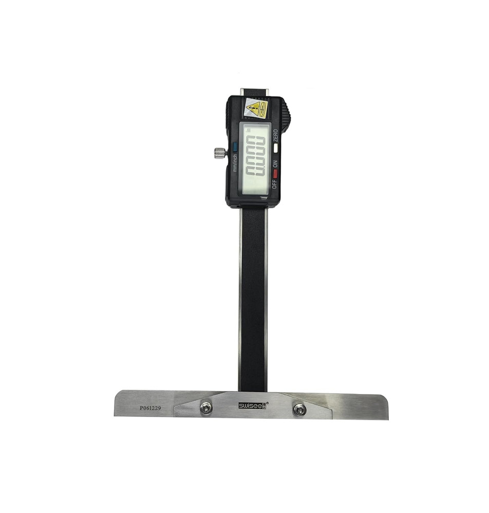 Stainless Steel Digital Depth Caliper 0-6" with Extra-Large LCD Screen