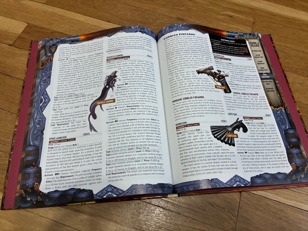 Pathfinder RPG 2e Guns & Gear HC 2nd Edition
