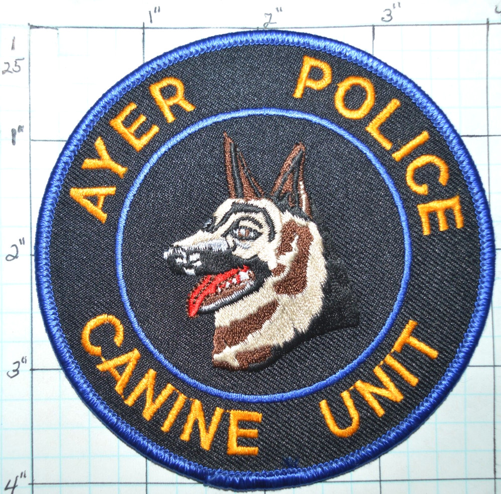 MASSACHUSETTS, AYER POLICE DEPT CANINE UNIT K9 PATCH