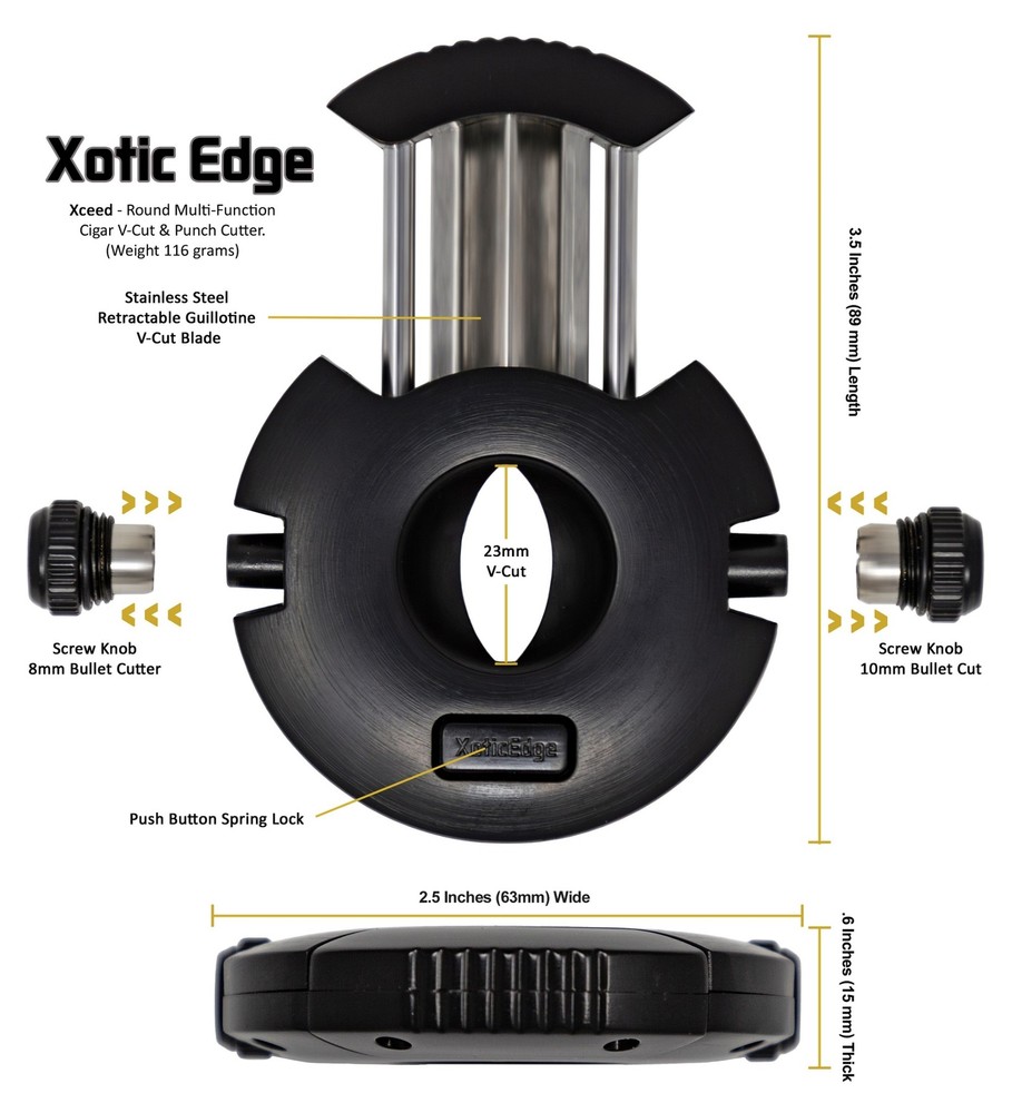 XoticEdge Xceed V-Cut (Black)