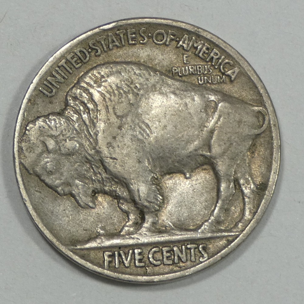1916-D Buffalo Nickel EXTRA FINE 5c