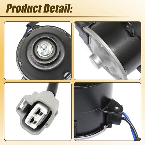 Radiator Cooling Fan Motor Driver Side Replace 16363-50030 Compatible with