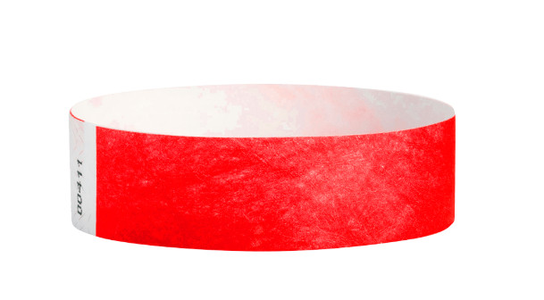 3/4" Tyvek Solid Color Wristbands
