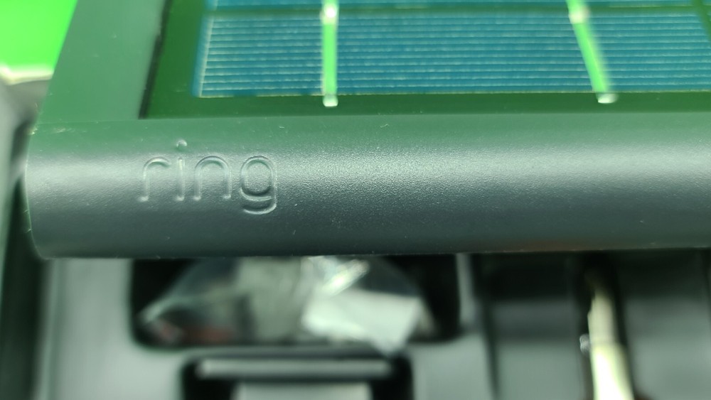 Ring Solar Panel for Stick Up Cam - Unused, New Open Box (Micro USB) Black