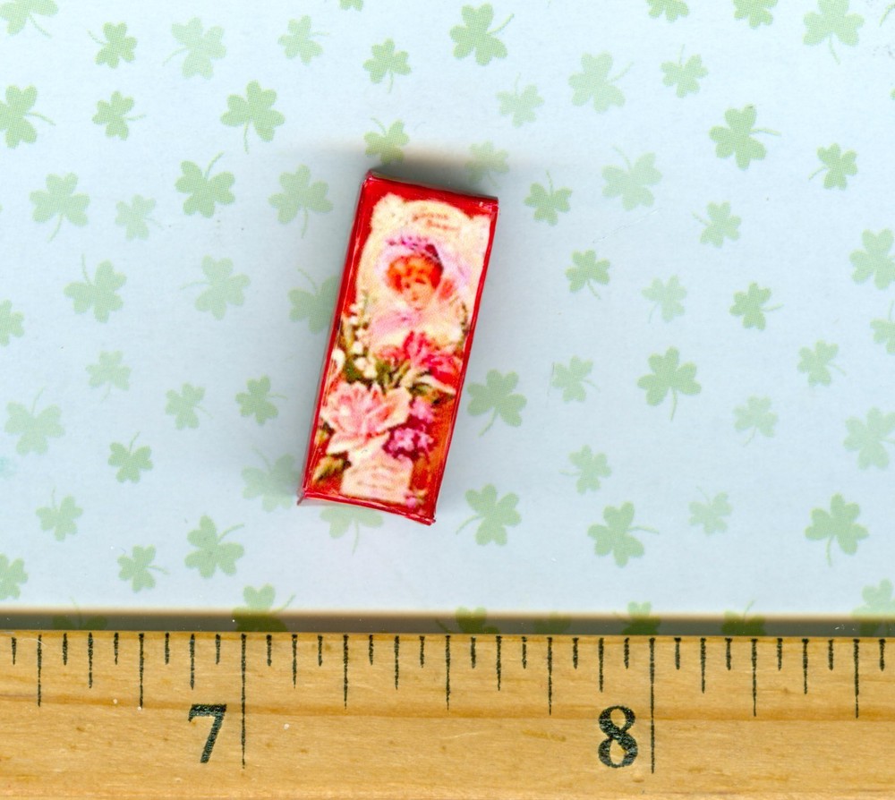 Dollhouse MINIATURES Size Victorian ROSE Perfume Box