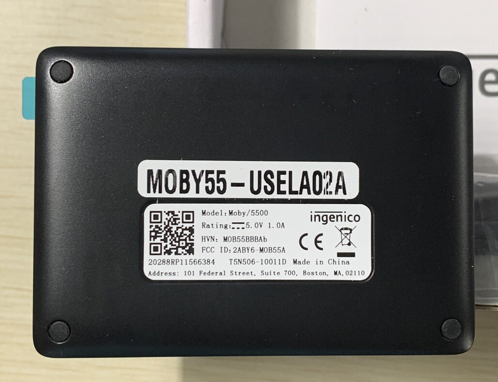 Ingenico Moby 5500 Mobile Card Reader all Card Types MOB55BBBAb