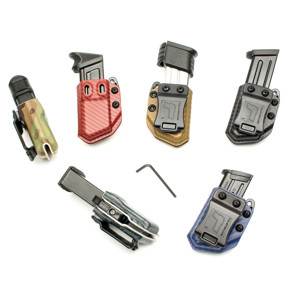 NEW Tulster Echo Mag Carrier - Universal 9mm/.40 Double Stack IWB/OWB - AMBI