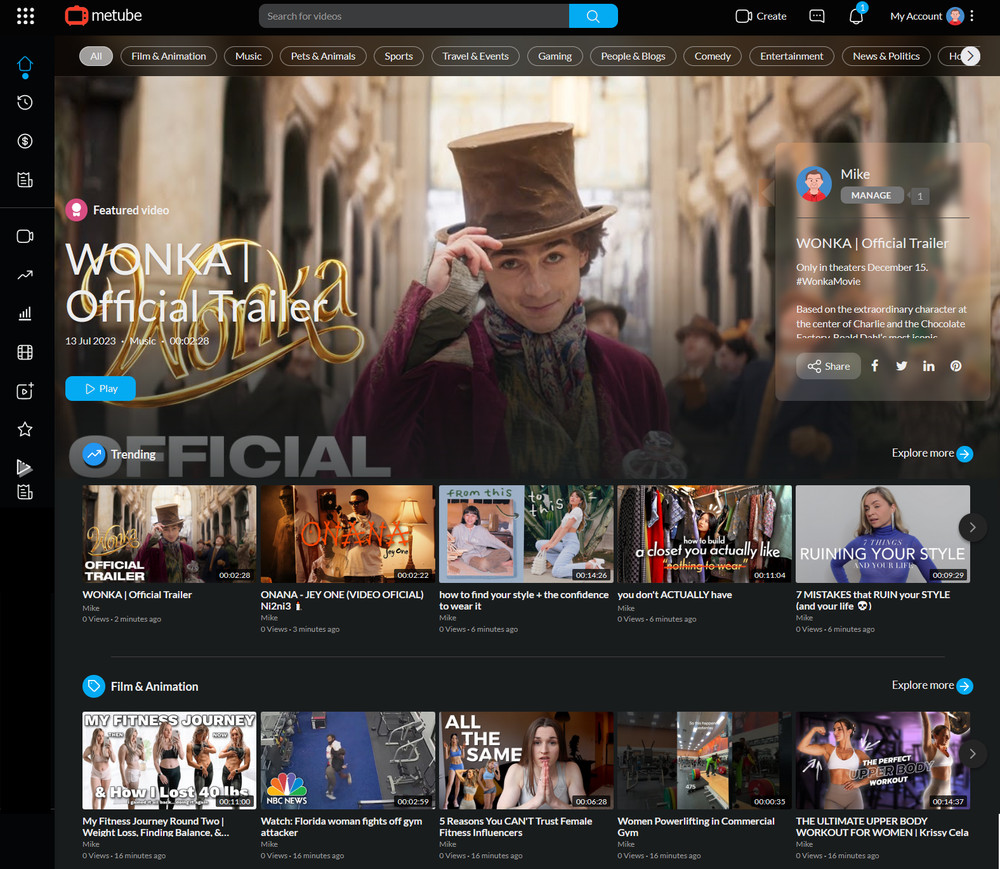 YouTube Clone Videos Sharing Website + Free Hosting