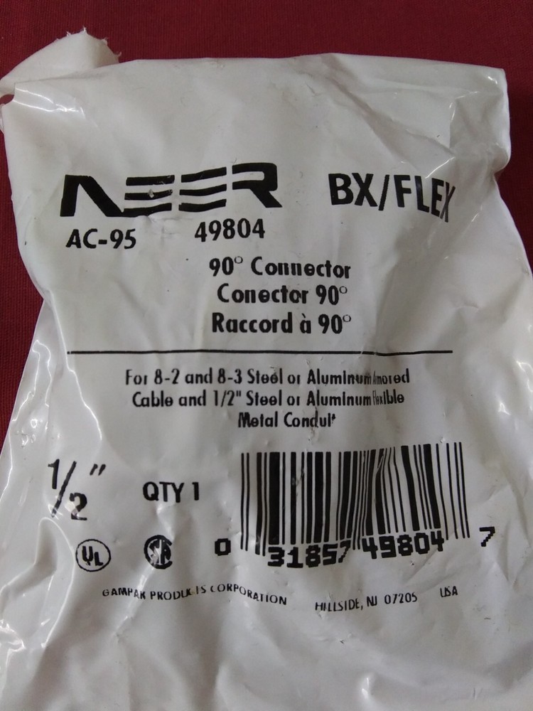 NEER Sigma Engineered Solutions ProConnex 49804 (1/2" 90deg) Connector 49804