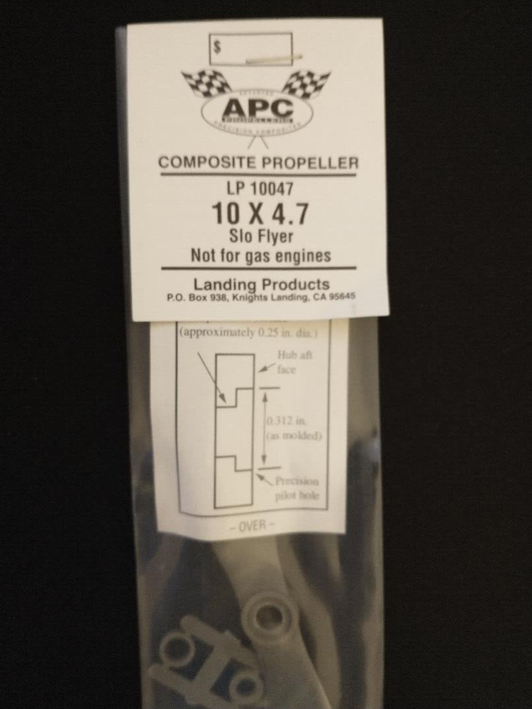 APC Slow Flyer Propeller 10 x 4.7 LP10047SF