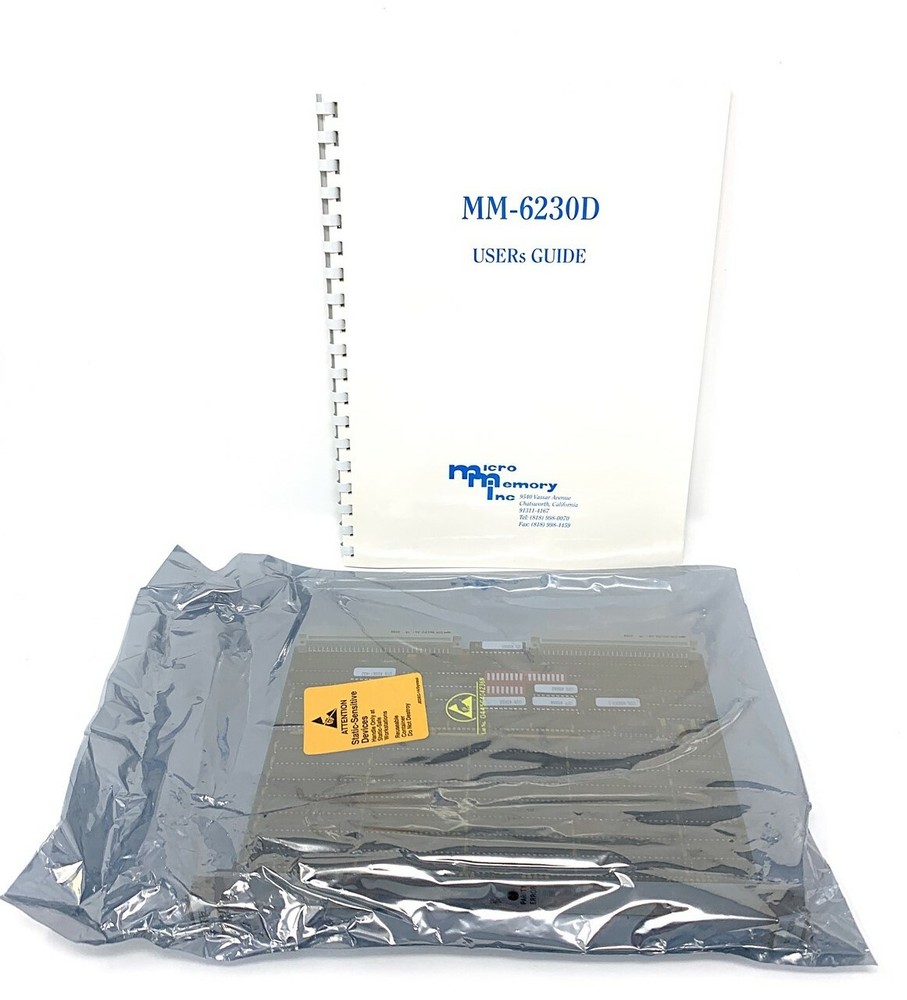 MICRO MEMORY MM-6230D 8MB DRAM MEMORY MODULE NEW OLD STOCK