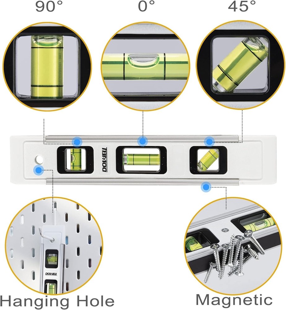 High-Visibility Magnetic Level - Perfect for Home & Construction Use