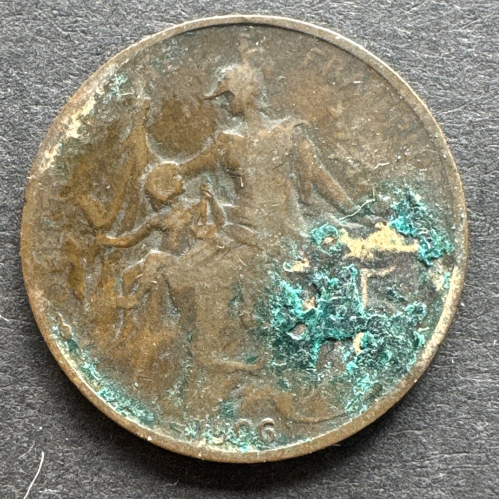 France (Third Republic) 1906 - 5 Centimes Coin