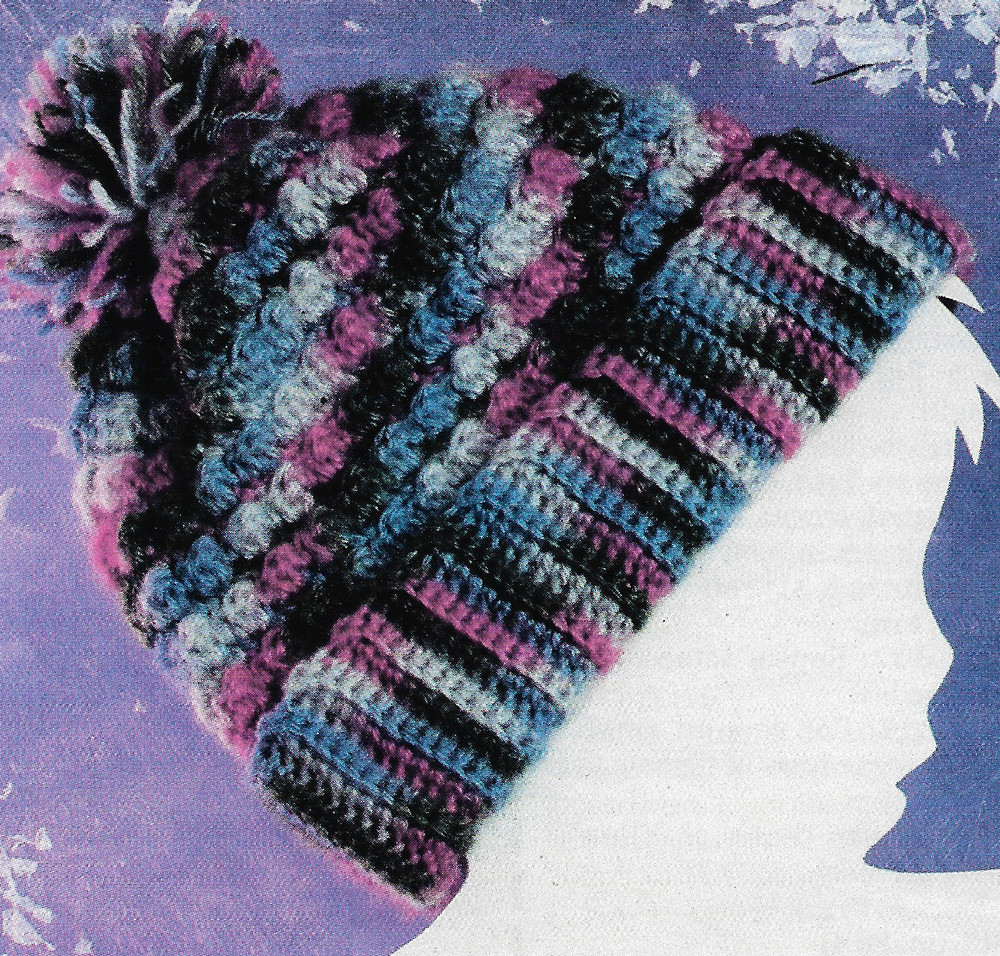 Children's Cluster Stitch Hat crochet pattern instructions
