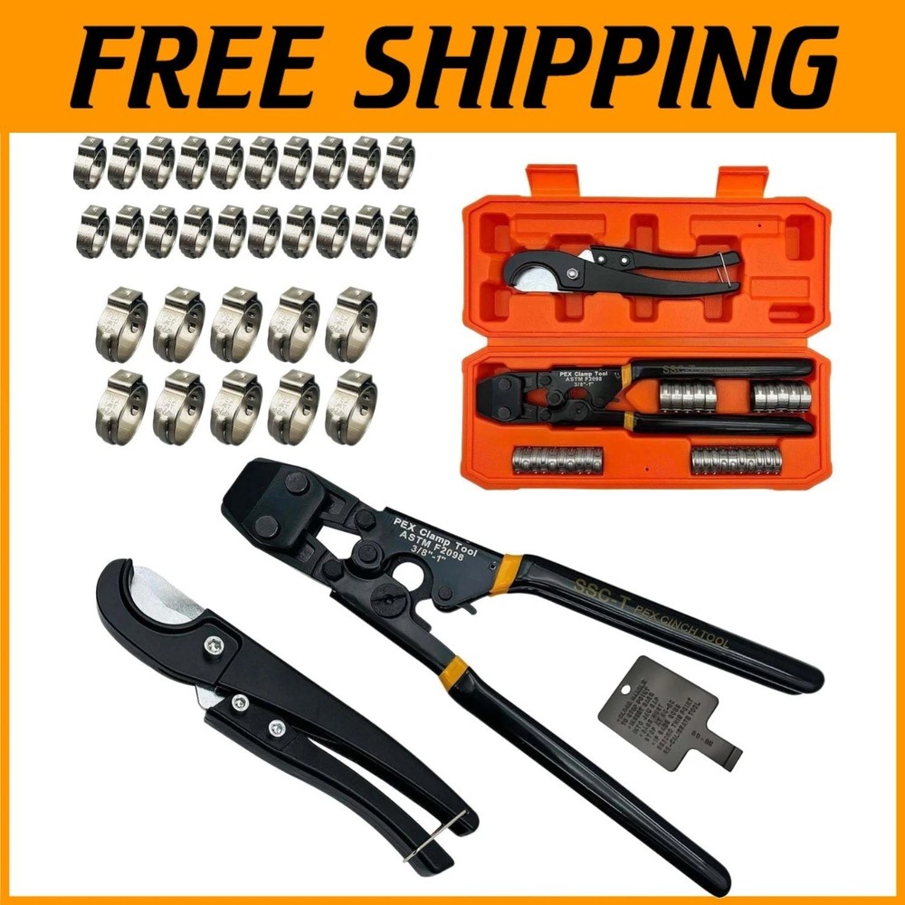 Stainless Steel PEX Crimper + Cutter